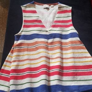 Multicolor Sleeveless top